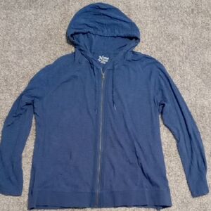 Women's Blue Hoodie Sweater